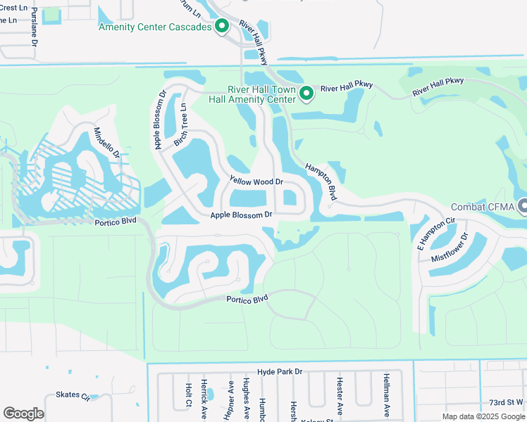 map of restaurants, bars, coffee shops, grocery stores, and more near 3344 Apple Blossom Drive in Alva
