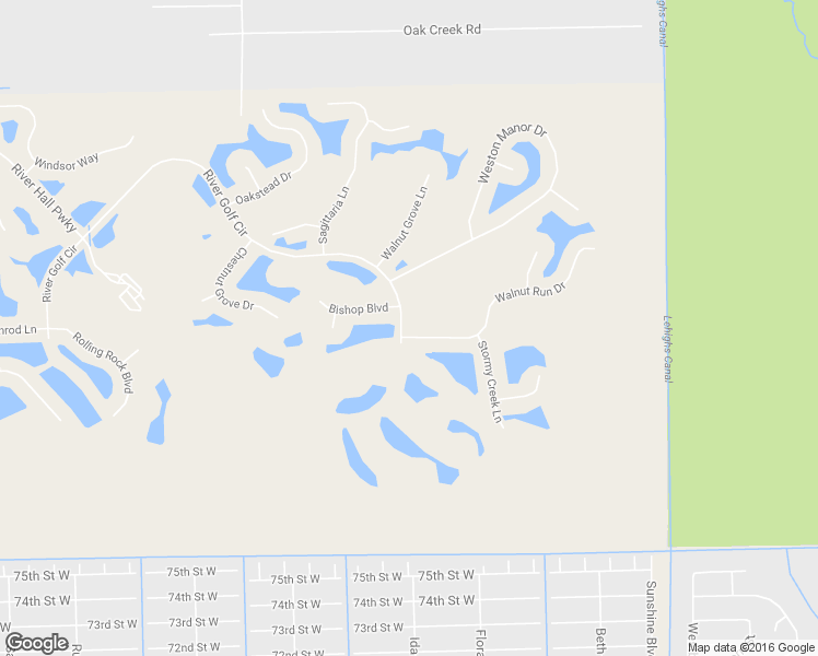 map of restaurants, bars, coffee shops, grocery stores, and more near 17251 Walnut Run Drive in Alva