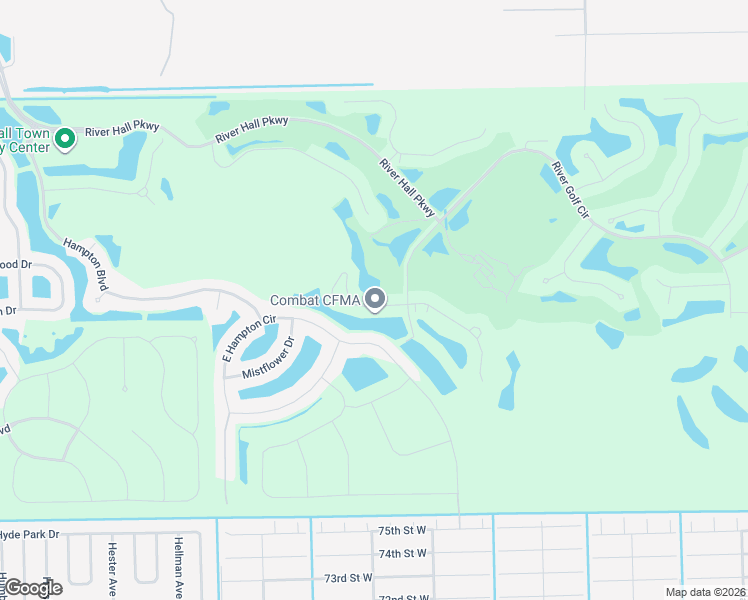 map of restaurants, bars, coffee shops, grocery stores, and more near 16571 Goldenrod Lane in Alva