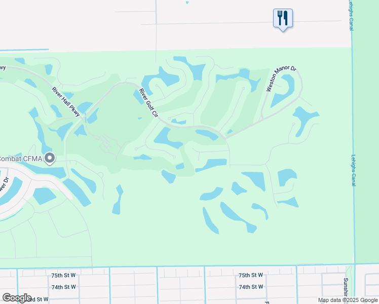 map of restaurants, bars, coffee shops, grocery stores, and more near 3507 Waterwillow Court in Alva