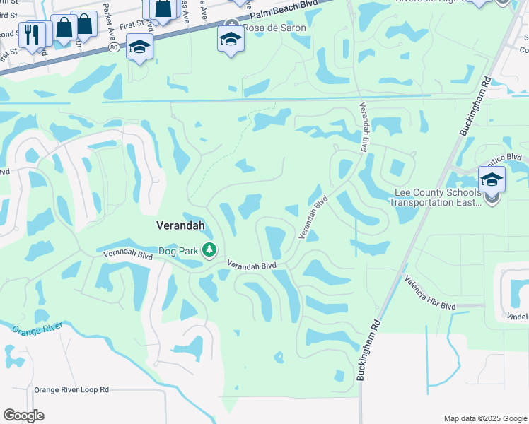 map of restaurants, bars, coffee shops, grocery stores, and more near 3501 Cedar Hammock View Ct in Fort Myers