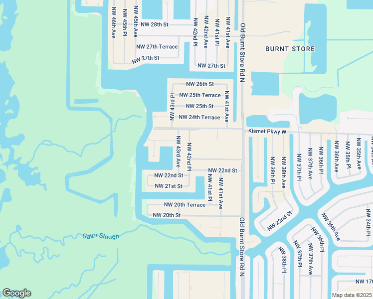 map of restaurants, bars, coffee shops, grocery stores, and more near 2232 Northwest 42nd Place in Cape Coral
