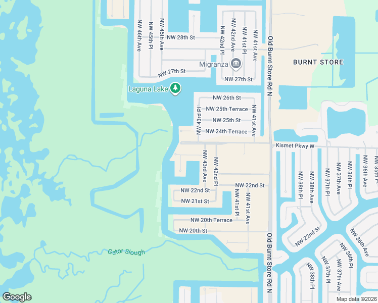 map of restaurants, bars, coffee shops, grocery stores, and more near 4321 Northwest 23rd Terrace in Cape Coral