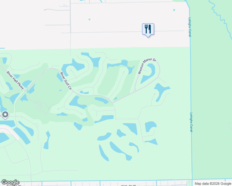 map of restaurants, bars, coffee shops, grocery stores, and more near 3118 Walnut Grove Lane in Alva