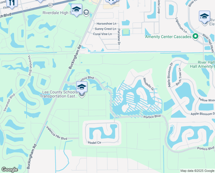 map of restaurants, bars, coffee shops, grocery stores, and more near 14159 Mindello Drive in Fort Myers