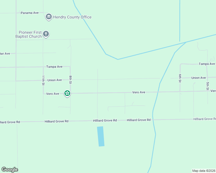 map of restaurants, bars, coffee shops, grocery stores, and more near 5201 Pioneer 7th Street in Clewiston
