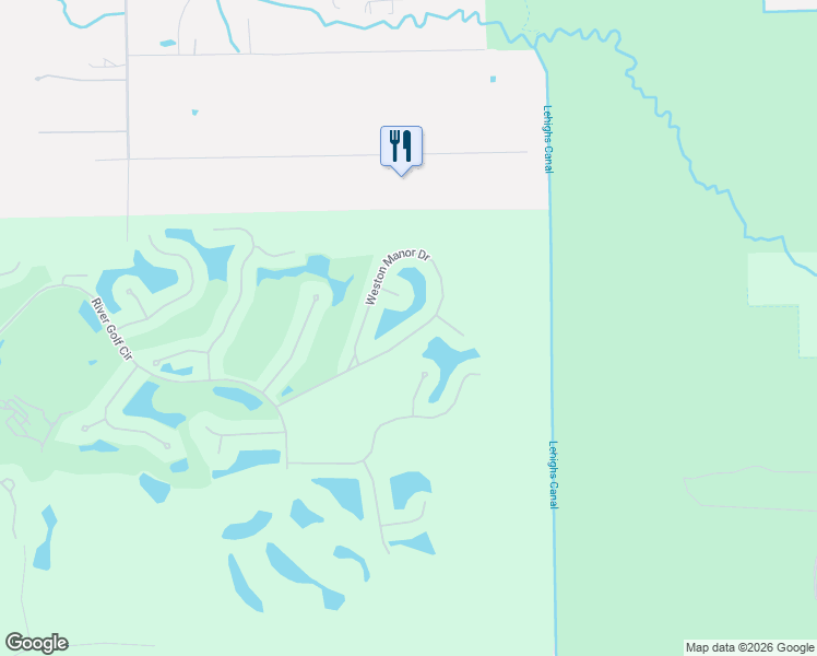 map of restaurants, bars, coffee shops, grocery stores, and more near 3249 Weston Manor Drive in Alva