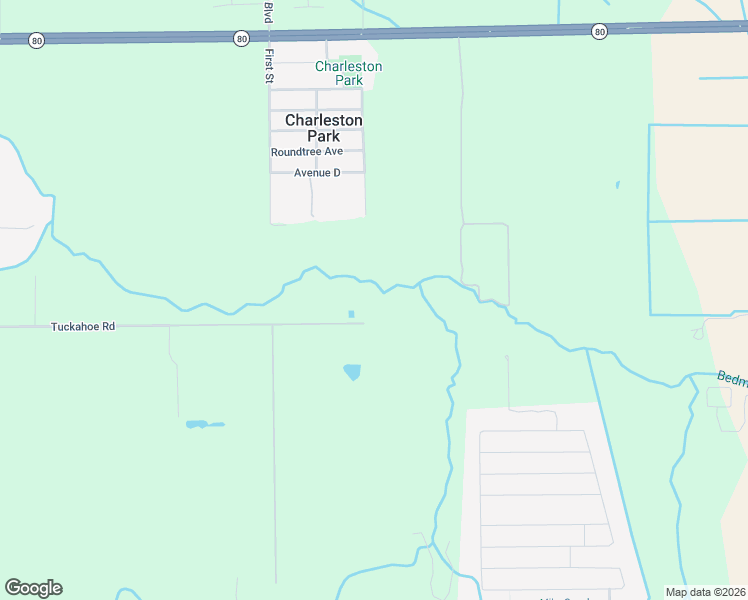map of restaurants, bars, coffee shops, grocery stores, and more near 23261 Tuckahoe Road in Alva