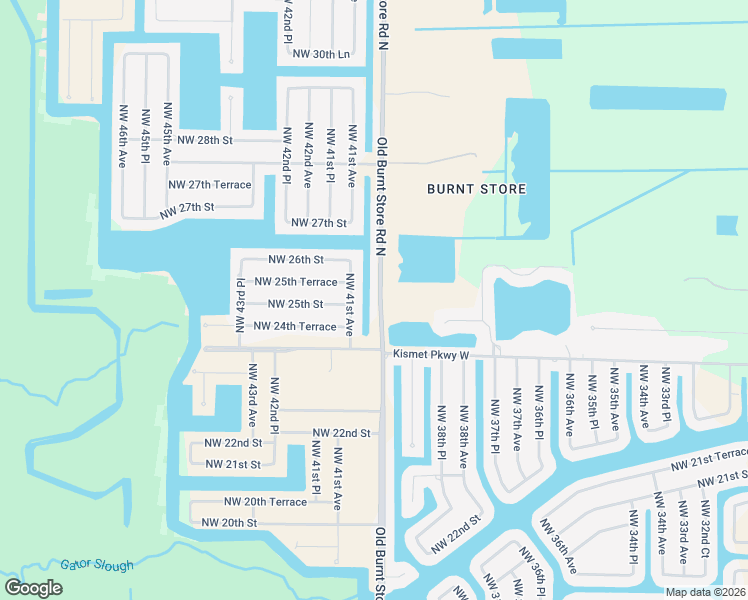 map of restaurants, bars, coffee shops, grocery stores, and more near 2512 Old Burnt Store Road North in Cape Coral