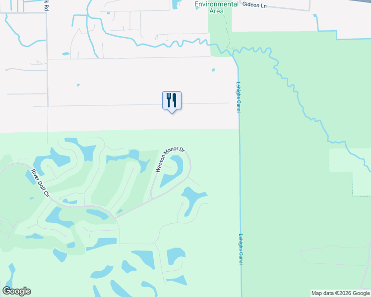 map of restaurants, bars, coffee shops, grocery stores, and more near 3172 Weston Manor Drive in Alva