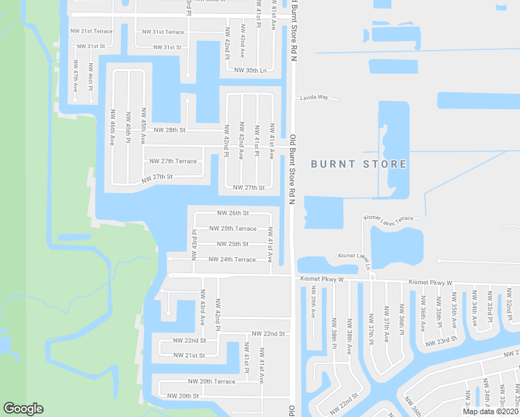 map of restaurants, bars, coffee shops, grocery stores, and more near 4113 Northwest 26th Street in Cape Coral