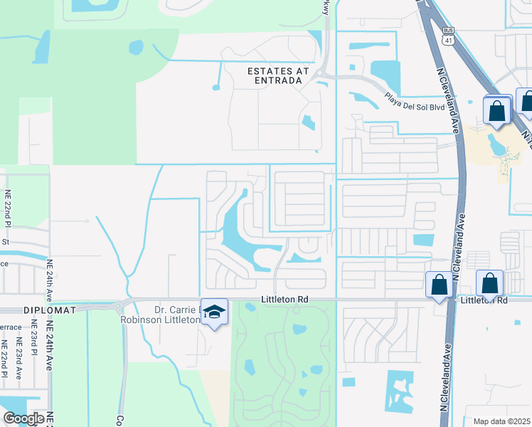 map of restaurants, bars, coffee shops, grocery stores, and more near 187 Sun Drive in North Fort Myers