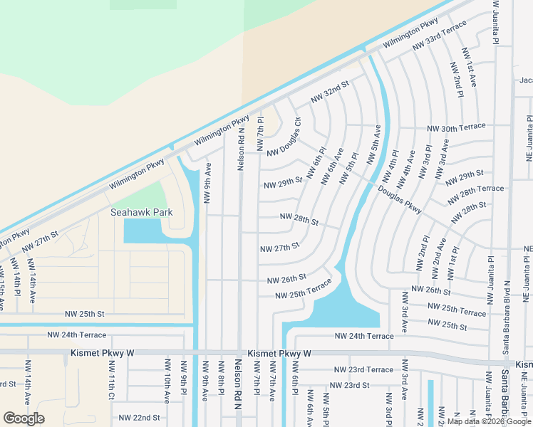 map of restaurants, bars, coffee shops, grocery stores, and more near 637 Northwest 28th Street in Cape Coral