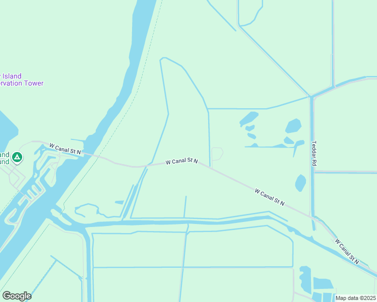 map of restaurants, bars, coffee shops, grocery stores, and more near 2801 West Canal Street North in Belle Glade