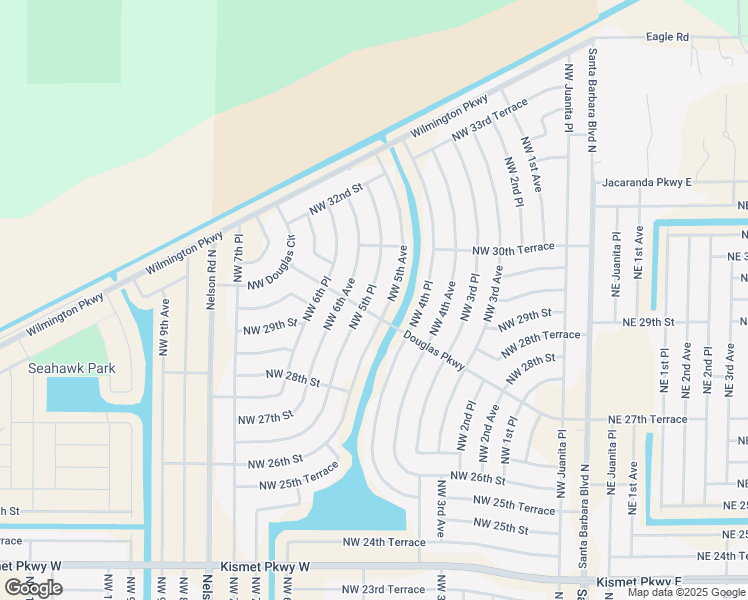 map of restaurants, bars, coffee shops, grocery stores, and more near 2931 Northwest 5th Place in Cape Coral