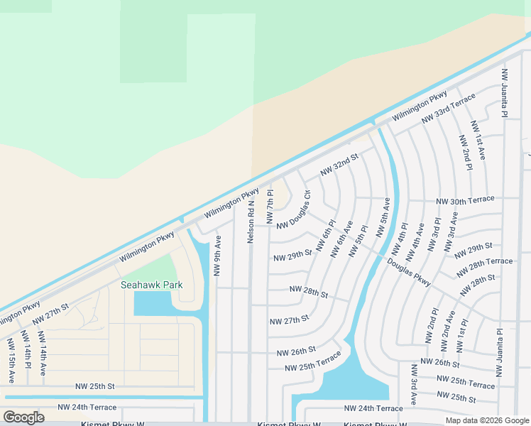 map of restaurants, bars, coffee shops, grocery stores, and more near 3018 Northwest 7th Place in Cape Coral
