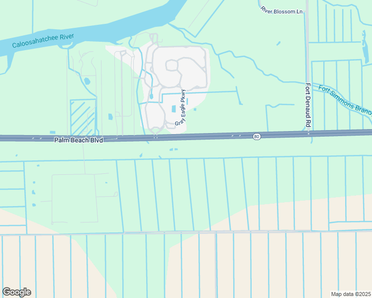 map of restaurants, bars, coffee shops, grocery stores, and more near 5615 Florida 80 in Fort Denaud