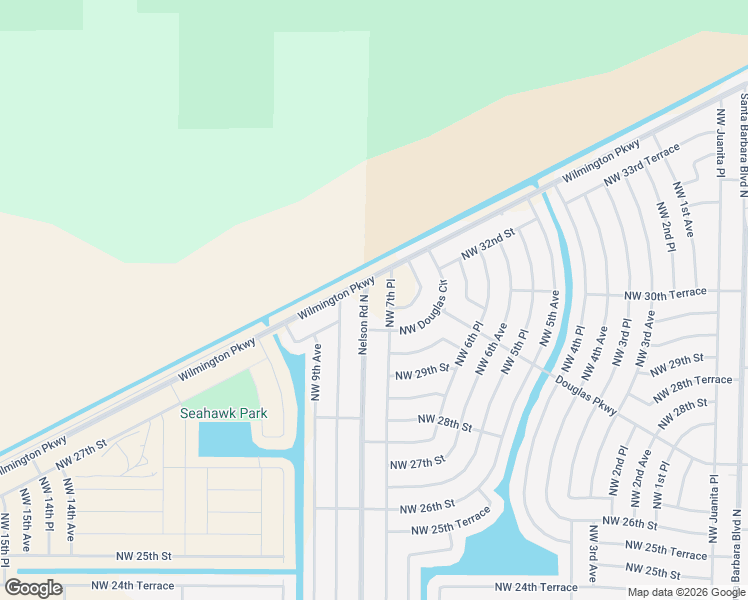 map of restaurants, bars, coffee shops, grocery stores, and more near 3022 Nelson Road North in Fort Myers