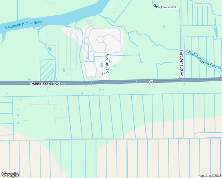 map of restaurants, bars, coffee shops, grocery stores, and more near 5615 Florida 80 in Fort Denaud