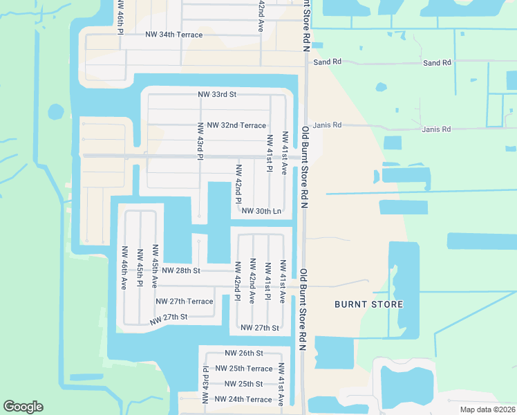 map of restaurants, bars, coffee shops, grocery stores, and more near 3000 Northwest 42nd Place in Cape Coral