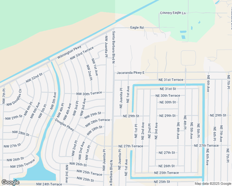map of restaurants, bars, coffee shops, grocery stores, and more near 3021 Santa Barbara Boulevard North in Cape Coral