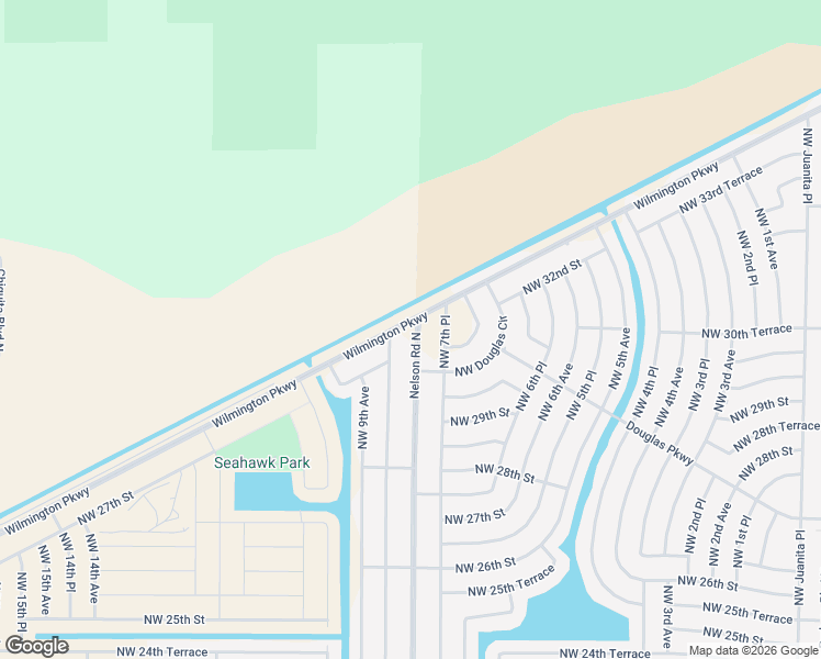 map of restaurants, bars, coffee shops, grocery stores, and more near 3022 Nelson Road North in Fort Myers