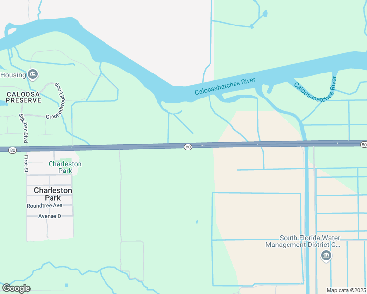 map of restaurants, bars, coffee shops, grocery stores, and more near 33412 Palm Beach Boulevard in Alva