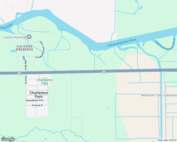 map of restaurants, bars, coffee shops, grocery stores, and more near 33919 Palm Beach Boulevard in Alva