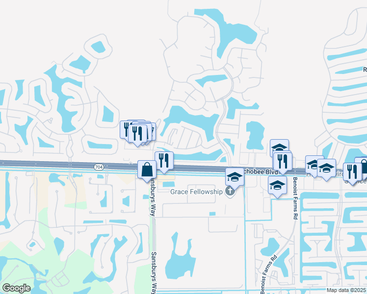 map of restaurants, bars, coffee shops, grocery stores, and more near 2137 Big Wood Cay in West Palm Beach