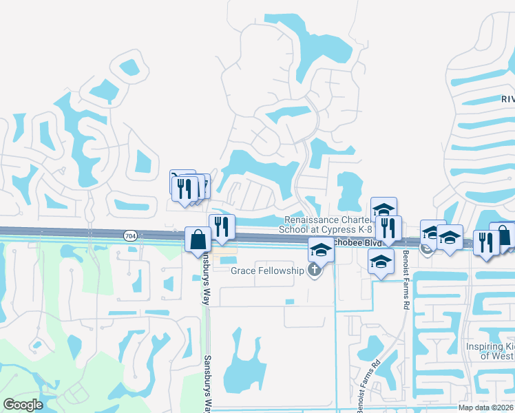 map of restaurants, bars, coffee shops, grocery stores, and more near 2148 Big Wood Cay in West Palm Beach