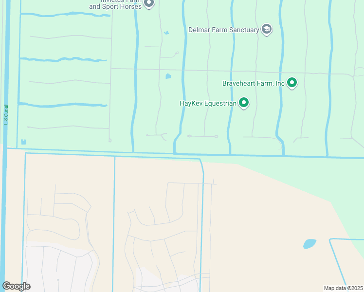 map of restaurants, bars, coffee shops, grocery stores, and more near 19076 Marsh Hawk Lane in Loxahatchee