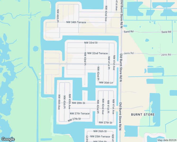 map of restaurants, bars, coffee shops, grocery stores, and more near 3104 Northwest 43rd Place in Cape Coral