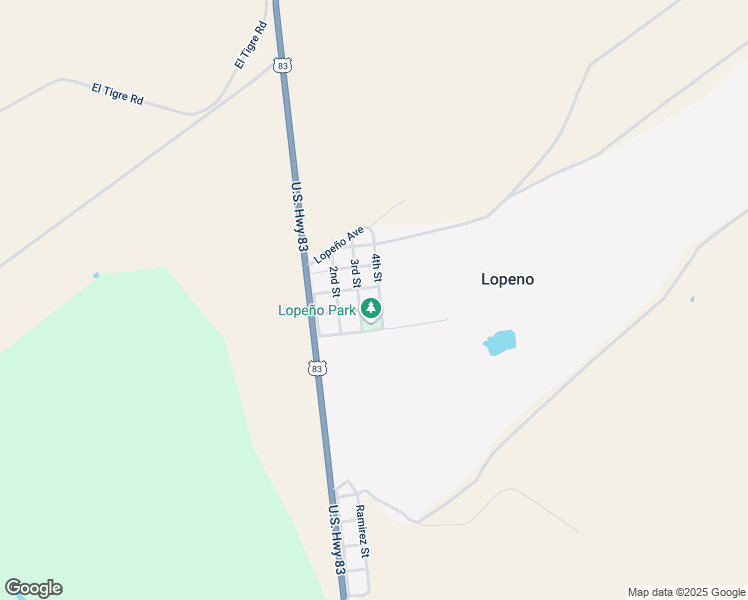 map of restaurants, bars, coffee shops, grocery stores, and more near 4th Street in Lopeno