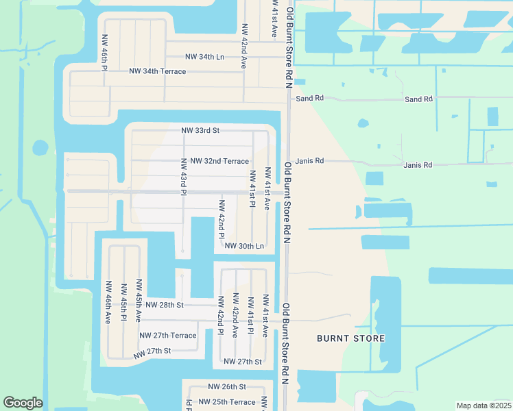 map of restaurants, bars, coffee shops, grocery stores, and more near 3039 Northwest 41st Place in Cape Coral