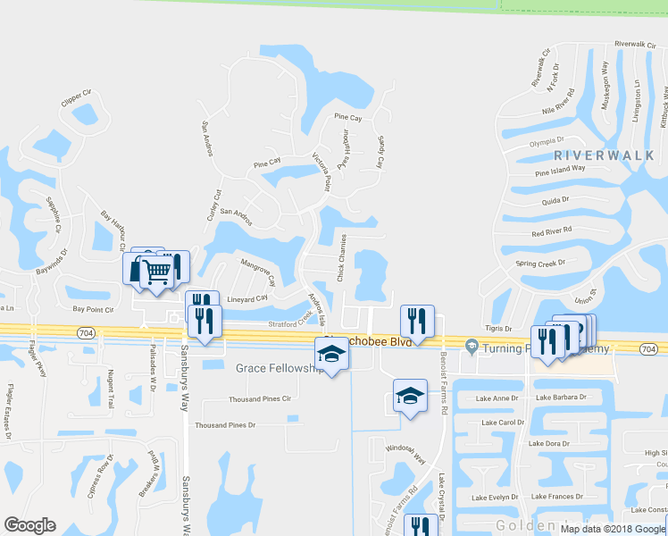 map of restaurants, bars, coffee shops, grocery stores, and more near 8407 Cargill Point in West Palm Beach
