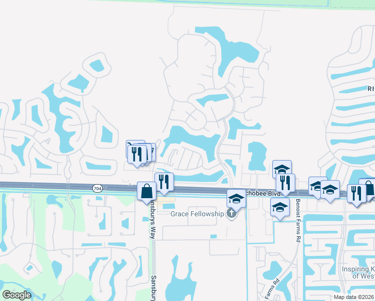 map of restaurants, bars, coffee shops, grocery stores, and more near 2198 Man of War in West Palm Beach