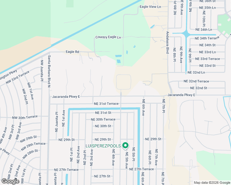 map of restaurants, bars, coffee shops, grocery stores, and more near 17240 Primavera Circle in Cape Coral