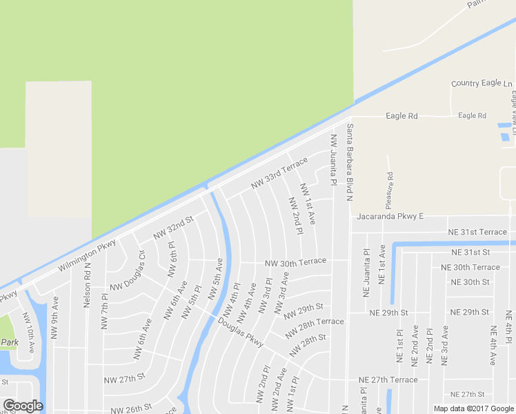 map of restaurants, bars, coffee shops, grocery stores, and more near 3066 Northwest 3rd Place in Cape Coral