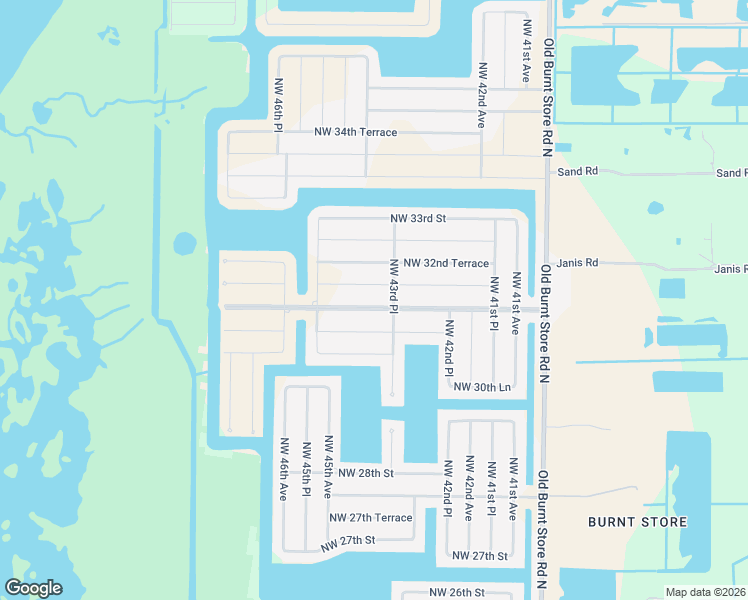 map of restaurants, bars, coffee shops, grocery stores, and more near 4405 Jacaranda Parkway West in Cape Coral