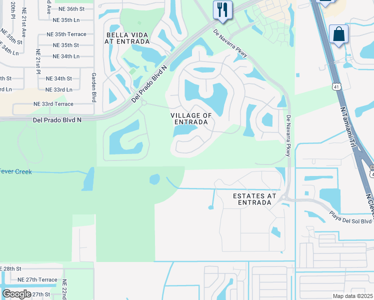 map of restaurants, bars, coffee shops, grocery stores, and more near 3237 Baravaldo Circle in Cape Coral