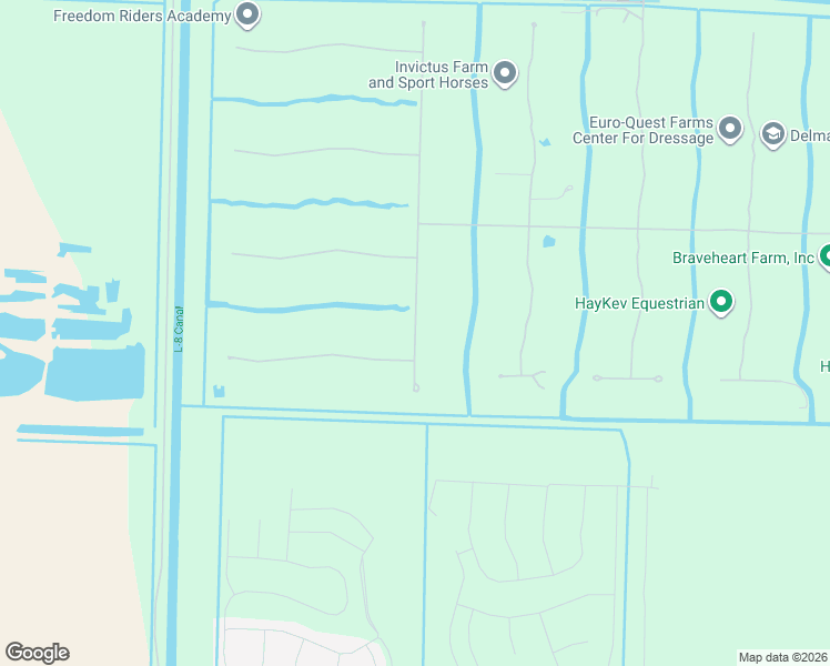 map of restaurants, bars, coffee shops, grocery stores, and more near 2084 Deer Run Trail in Loxahatchee