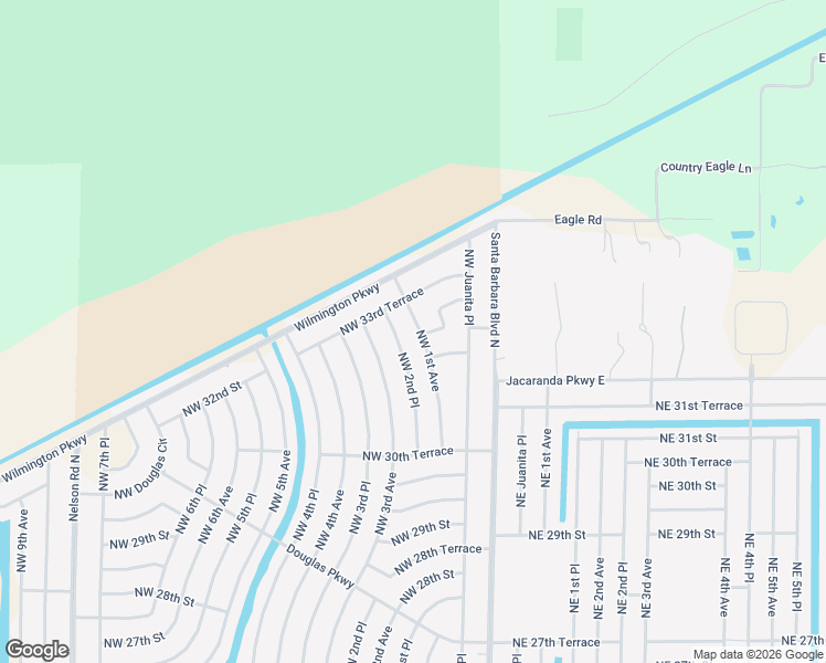 map of restaurants, bars, coffee shops, grocery stores, and more near 3216 Northwest 1st Avenue in Cape Coral