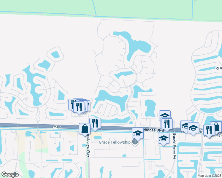 map of restaurants, bars, coffee shops, grocery stores, and more near 8779 San Andros in West Palm Beach