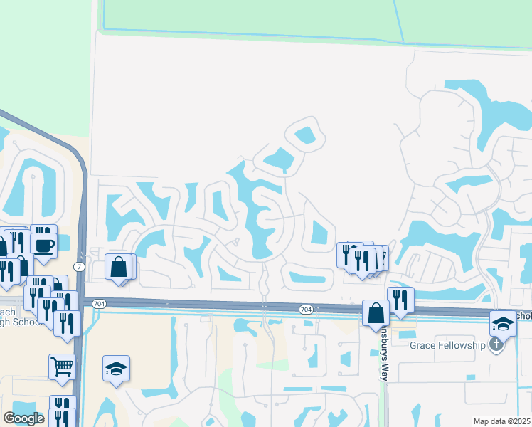map of restaurants, bars, coffee shops, grocery stores, and more near 9342 Sapphire Cove Drive in West Palm Beach