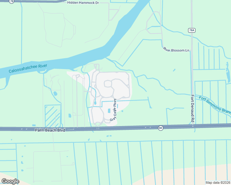 map of restaurants, bars, coffee shops, grocery stores, and more near 3006 Belle of Myers Road in LaBelle