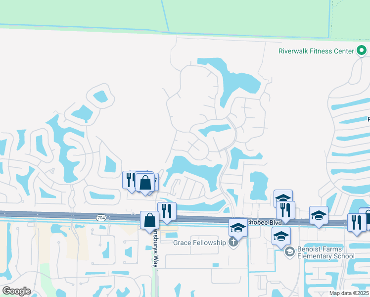 map of restaurants, bars, coffee shops, grocery stores, and more near 8817 San Andros in West Palm Beach