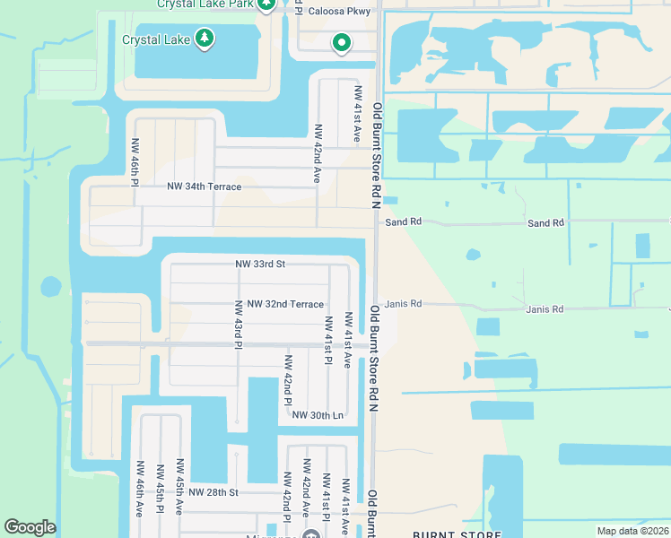 map of restaurants, bars, coffee shops, grocery stores, and more near 3255 Northwest 41st Place in Cape Coral