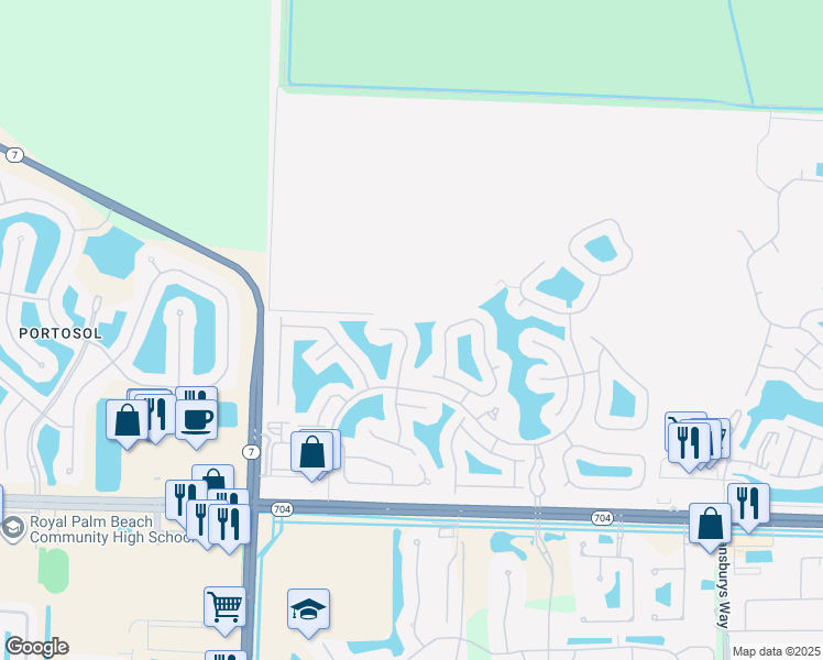 map of restaurants, bars, coffee shops, grocery stores, and more near 2394 Sailfish Cove Drive in West Palm Beach