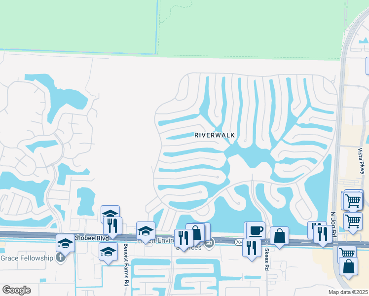 map of restaurants, bars, coffee shops, grocery stores, and more near 7749 Quida Drive in West Palm Beach