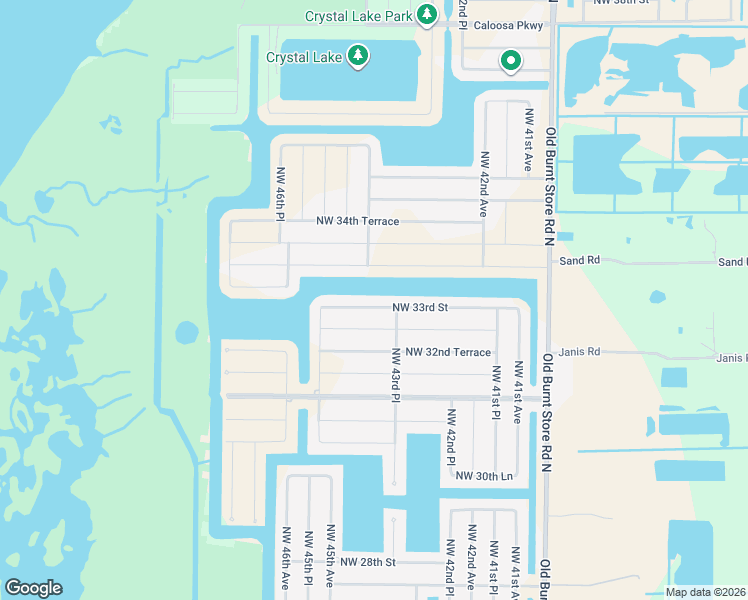 map of restaurants, bars, coffee shops, grocery stores, and more near 4406 Northwest 33rd Street in Cape Coral